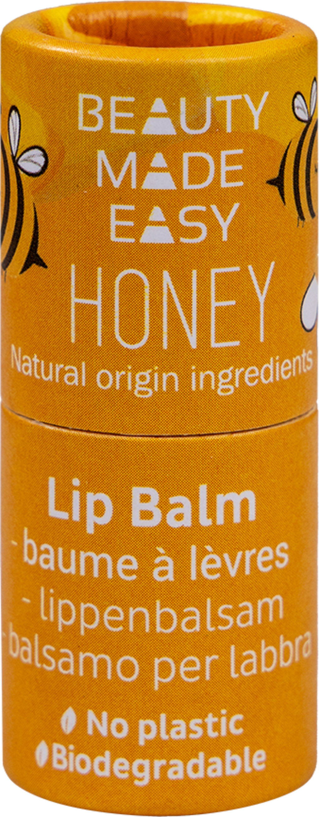 BEAUTY MADE EASY Paper Tube Lip Balm - Honey