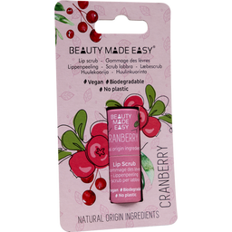 BEAUTY MADE EASY Lip Scrub Cranberry - 5,50 g