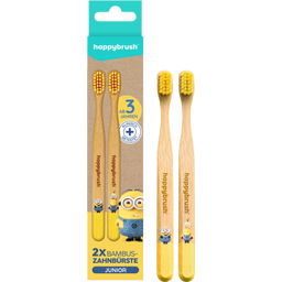 happybrush Kids Minions Bamboo Toothbrush - 1 Pc