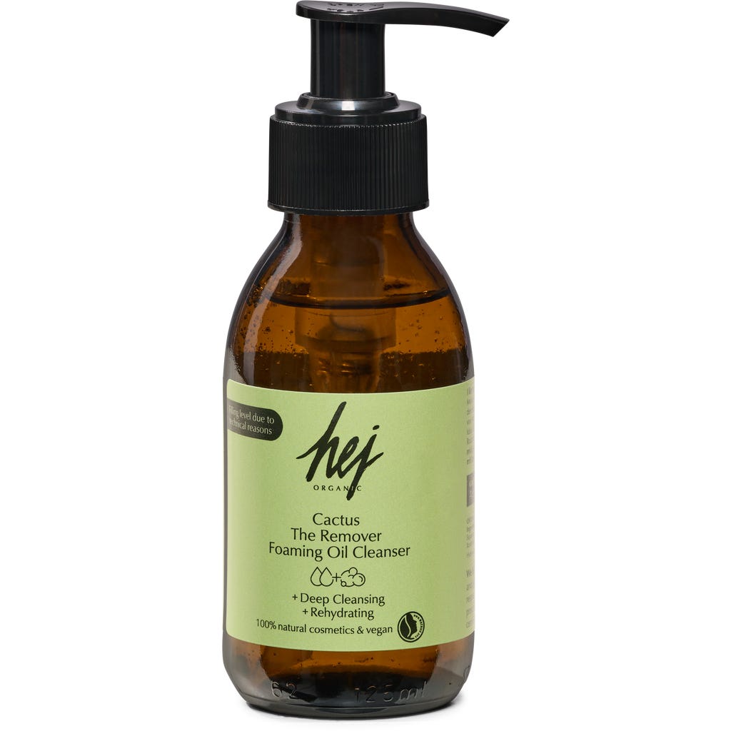 HEJ ORGANIC Cactus The Remover Foaming Oil Cleanser, 100 ml - Ecco