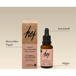 HEJ ORGANIC Naked Glow Boosting Face Serum - 30 ml