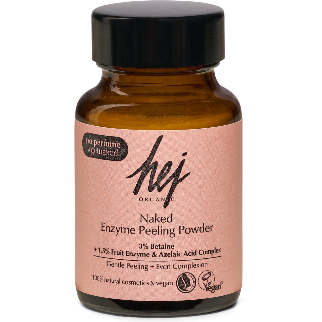 HEJ ORGANIC Naked Enzyme Peeling Powder, 30 g - Ecco Verde Online Shop