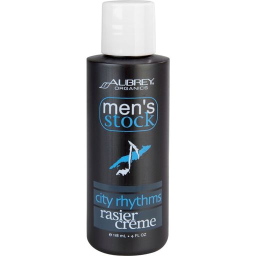 Aubrey Organics Men's Stock City Rhythms Shave Cream