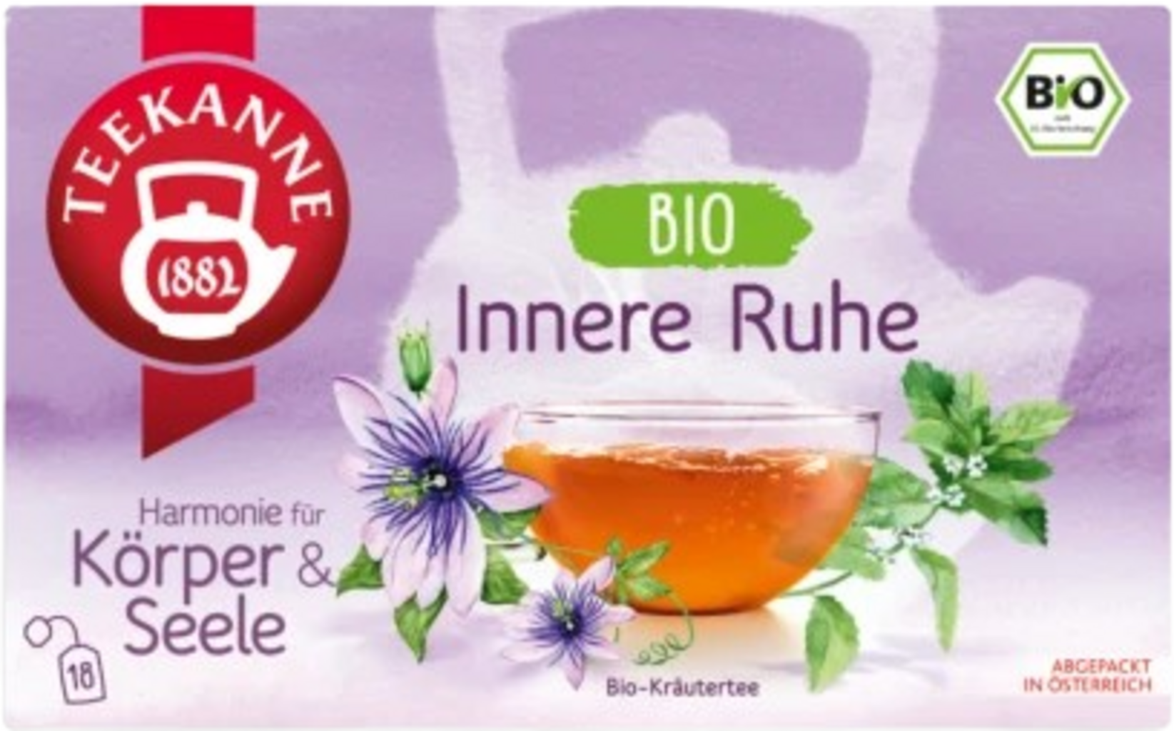 TEEKANNE Tisana Bio - Armonia per Corpo e Mente - Pace interiore (18 bustine)