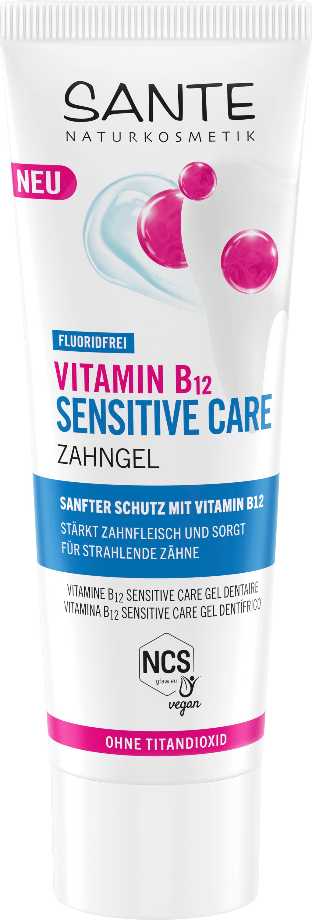 SANTE Zubný gél s vitamínom B12 Sensitive Care