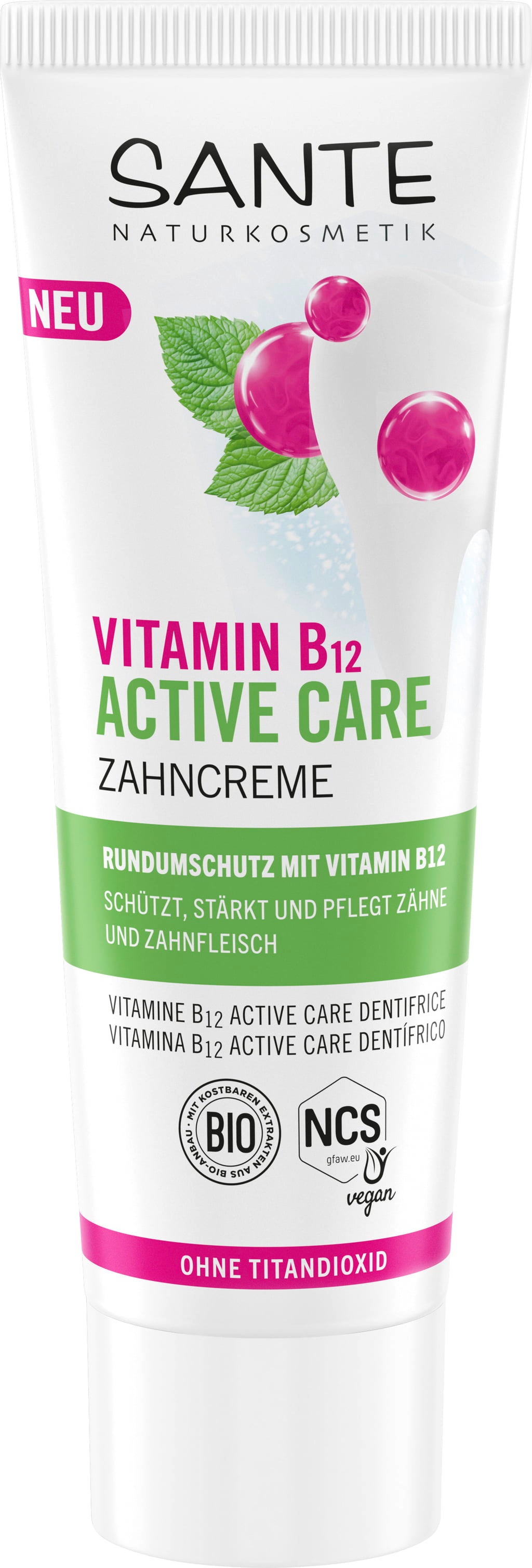 SANTE Zubná pasta s vitamínom B12 Active Care