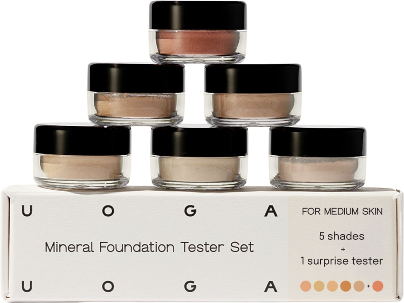 Foundation Tester Set, Medium skin