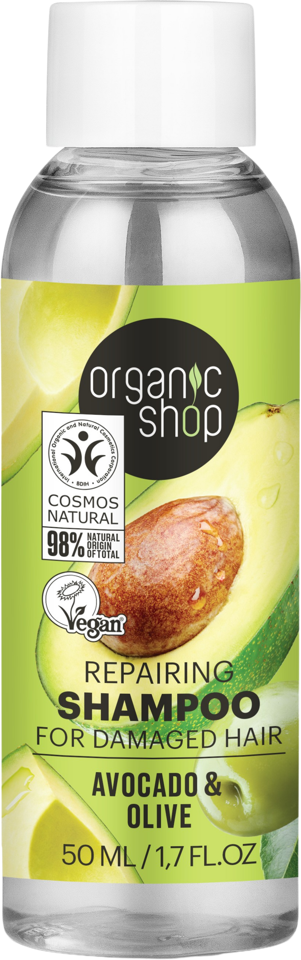 Avocado & Olive Repairing sampon, 50 ml