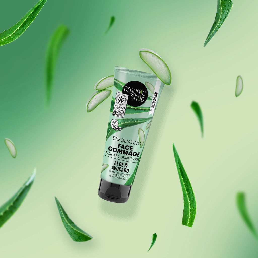 Organic Shop Exfoliating Face Gommage Aloe & Avocado - 75 ml