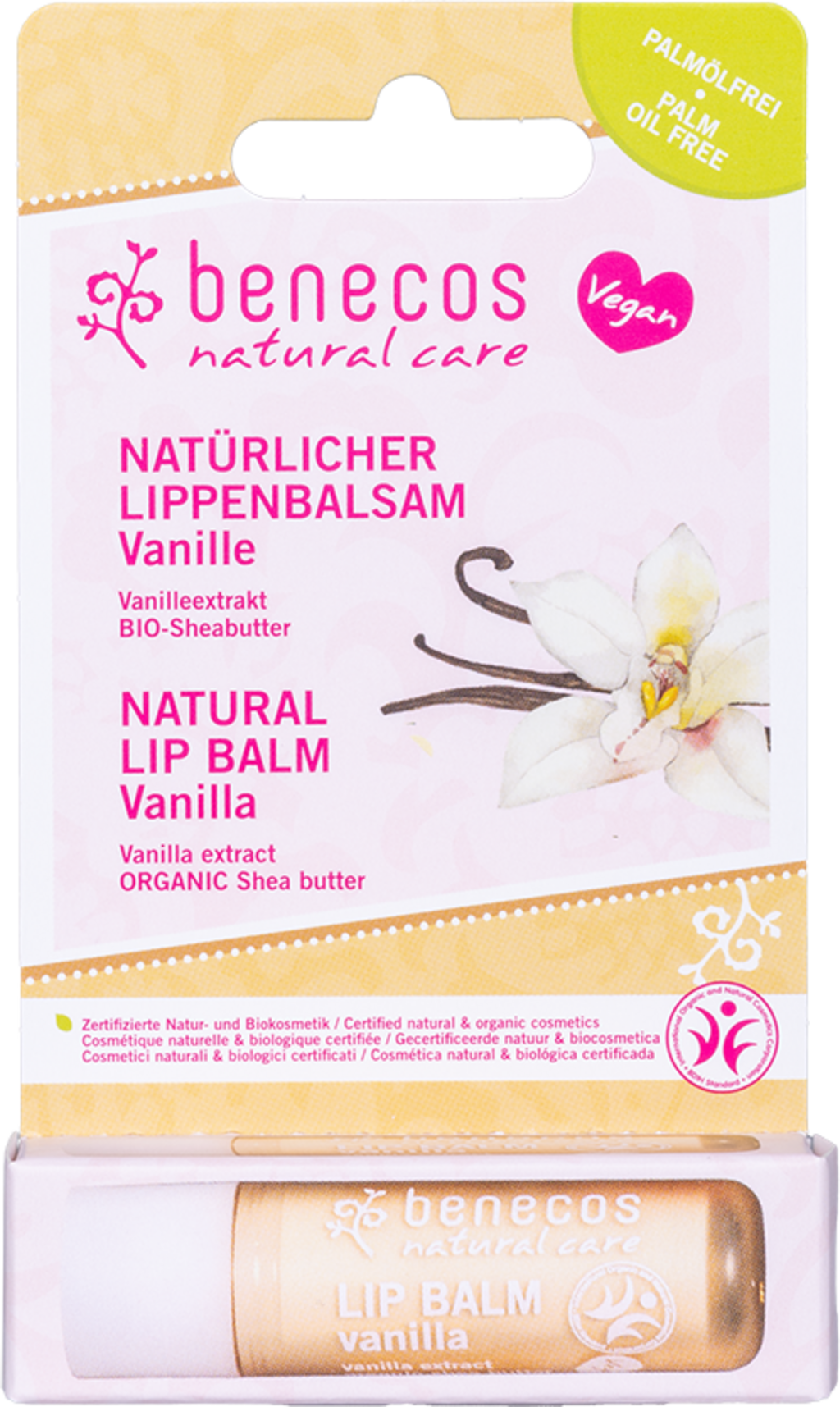Benecos Baume à Lèvres - Vanilla