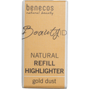 benecos Natural Refill Хайлайтър - golddust