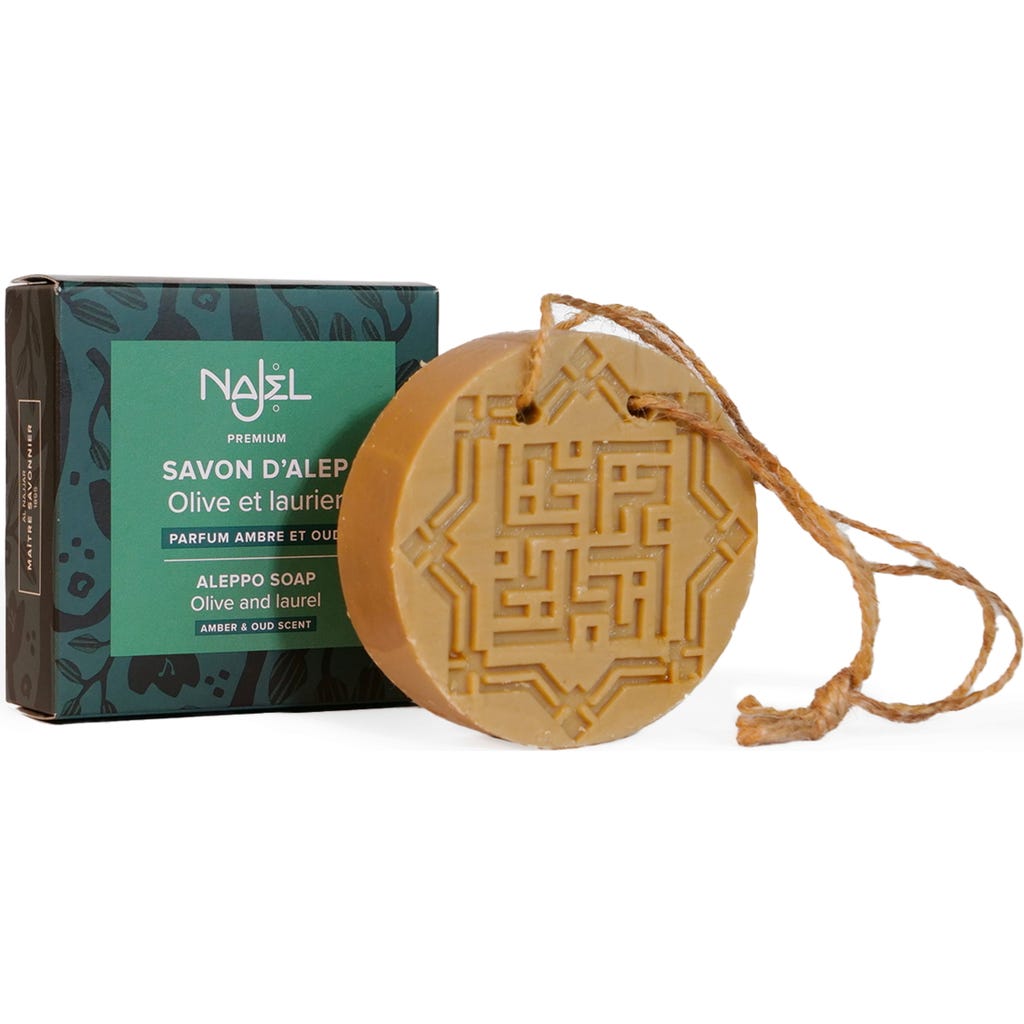 Najel Aleppo Soap Amber & Oud, 150 g - Ecco Verde Online Shop