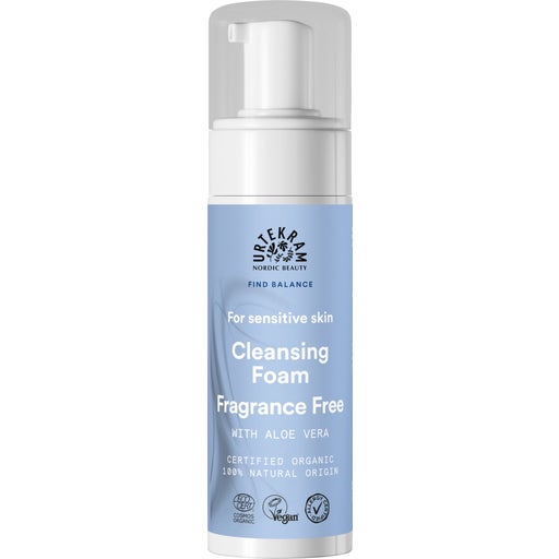 URTEKRAM Fragrance Free Sensitive Cleansing Foam - 150 ml