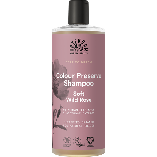 URTEKRAM Soft Wild Rose Shampoo - 500 ml