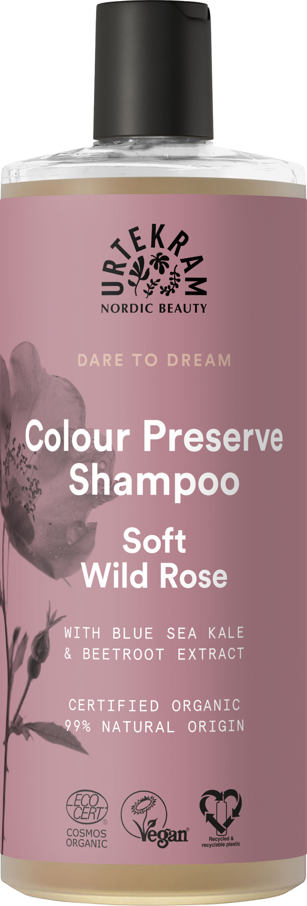 Urtekram Soft Wild Rose Shampoo - 500 ml