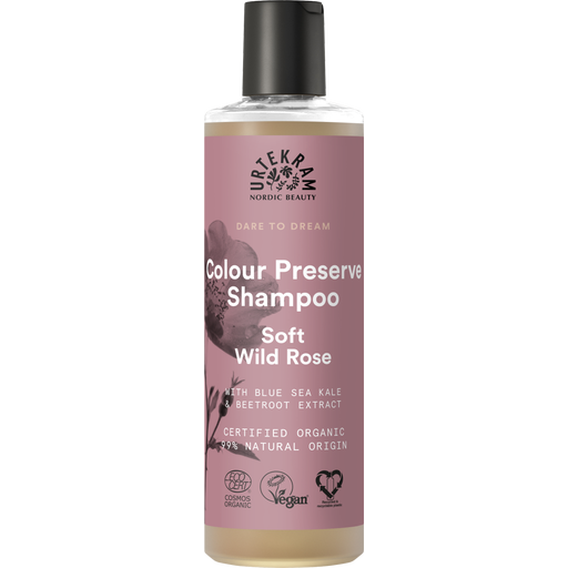 URTEKRAM Soft Wild Rose Shampoo - 250 ml