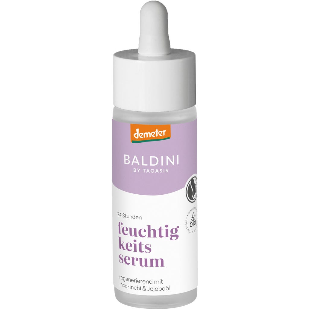 Baldini 24h Feuchtigkeitsserum – Natürliche Gesichtspflege Mit Jojobaöl & Inca-Inchi-Öl, 30 Ml
