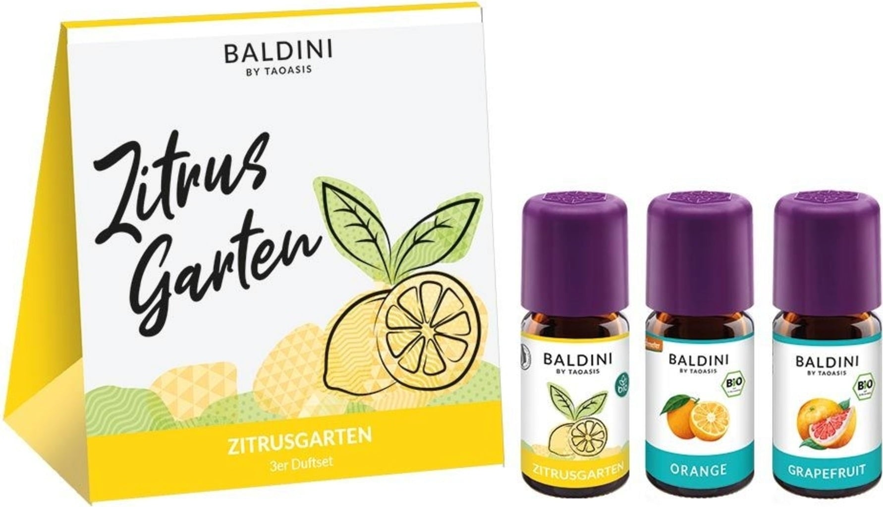 TAOASIS Baldini 3er-Duftset Zitrusgarten®