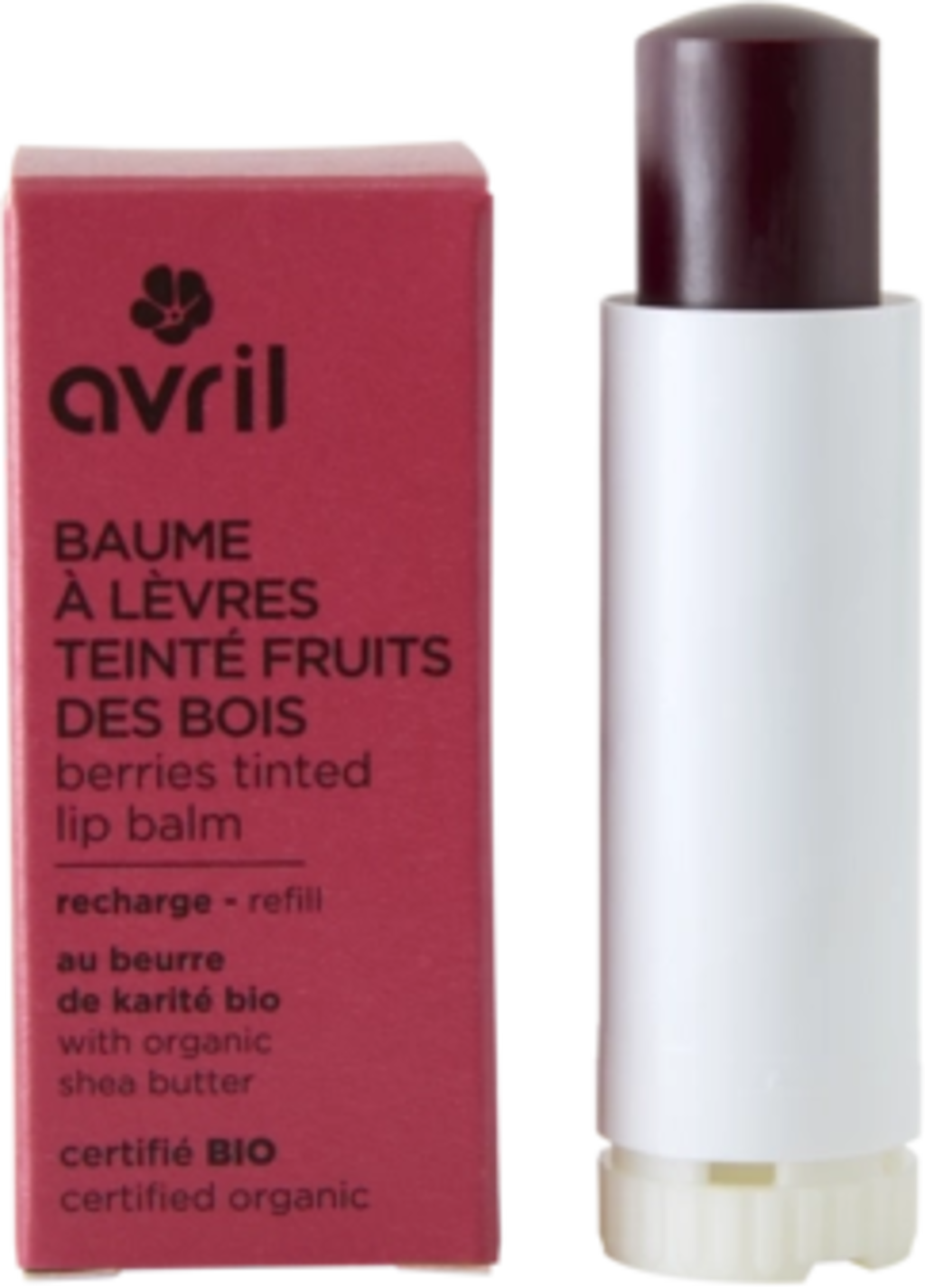 Avril Tinted Lip Balm Refill - Fruits des bois