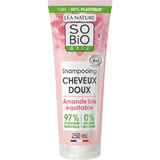 LÉA NATURE SO BiO étic Champú - Almendras & Proteína de Arroz - 250 ml