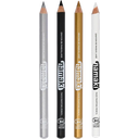 namaki Set of 4 Face Painting Slim Pencils - Silver/Black/Gold/White