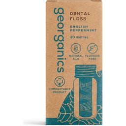 georganics Dental Floss English Peppermint - 1 ks