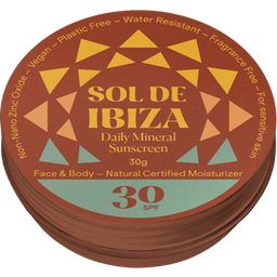Sol de Ibiza Natural Mineral Sunscreen SPF 30 - 30 g