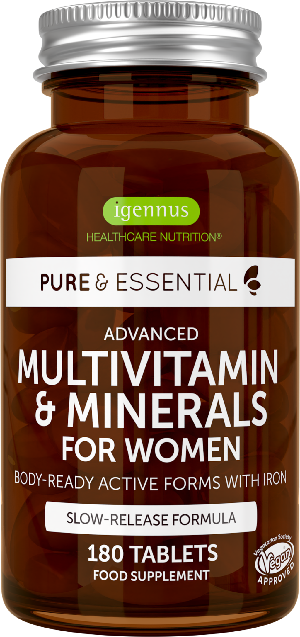 Pure & Essential Advanced Multivitamin & Minerals - 180 Tabletten