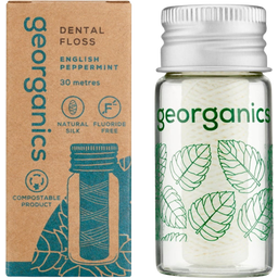 georganics Dental Floss English Peppermint - 1 ks