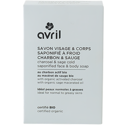 Cold Saponified Face & Body Soap Charcoal & Sage