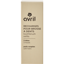 Avril Toothbrush Head Refills - Soft