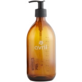 Avril Refillable Amber Glass Bottle