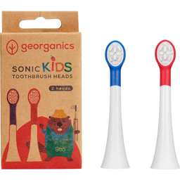 georganics geoKIDS Sonic Toothbrush Heads - 2 Stk