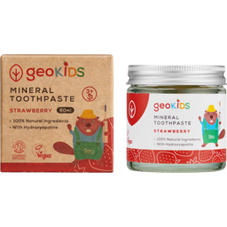 geoKIDS Strawberry & Hydroxyapatite Mineral Toothpaste - 50 ml