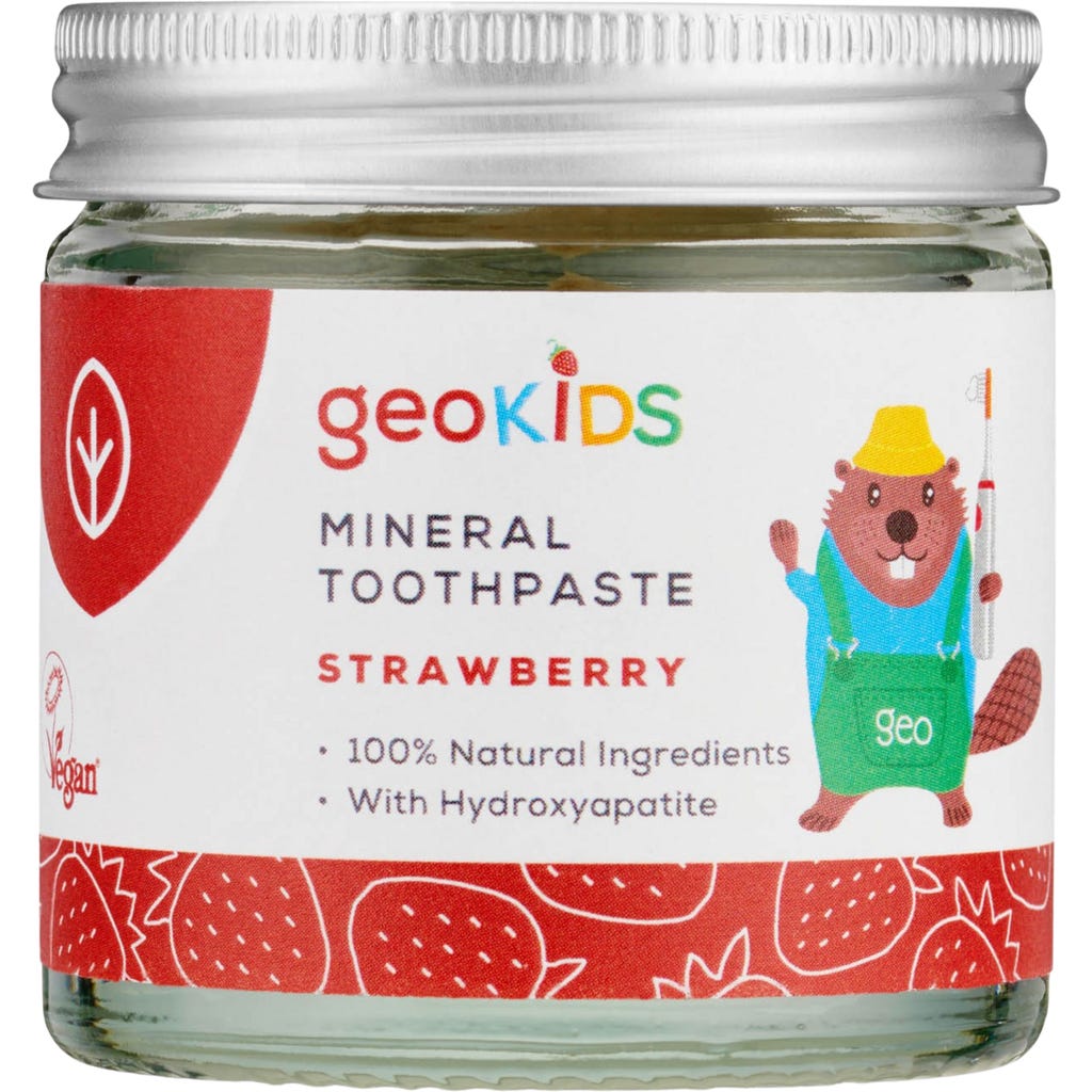Georganics geoKIDS Strawberry & Hydroxyapatite Mineral Toothpaste