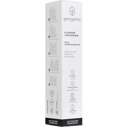 Fluoride Toothpaste Activated Charcoal & Hydroxyapatite - 75 ml