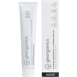 Fluoride Toothpaste Activated Charcoal & Hydroxyapatite - 75 ml