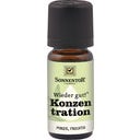 Sonnentor Wieder gut! Organiczny olejek zapachowy "Konzentration", 10 ml — Składniki i ocena
