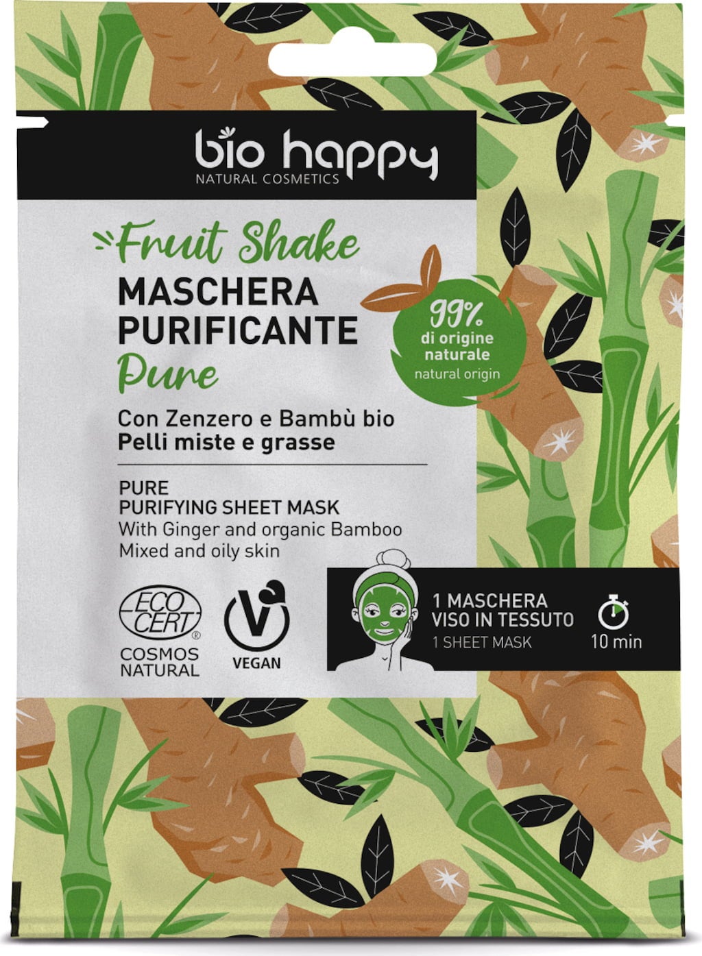 Bio Happy Pure Purifying Sheet Mask - 15 ml