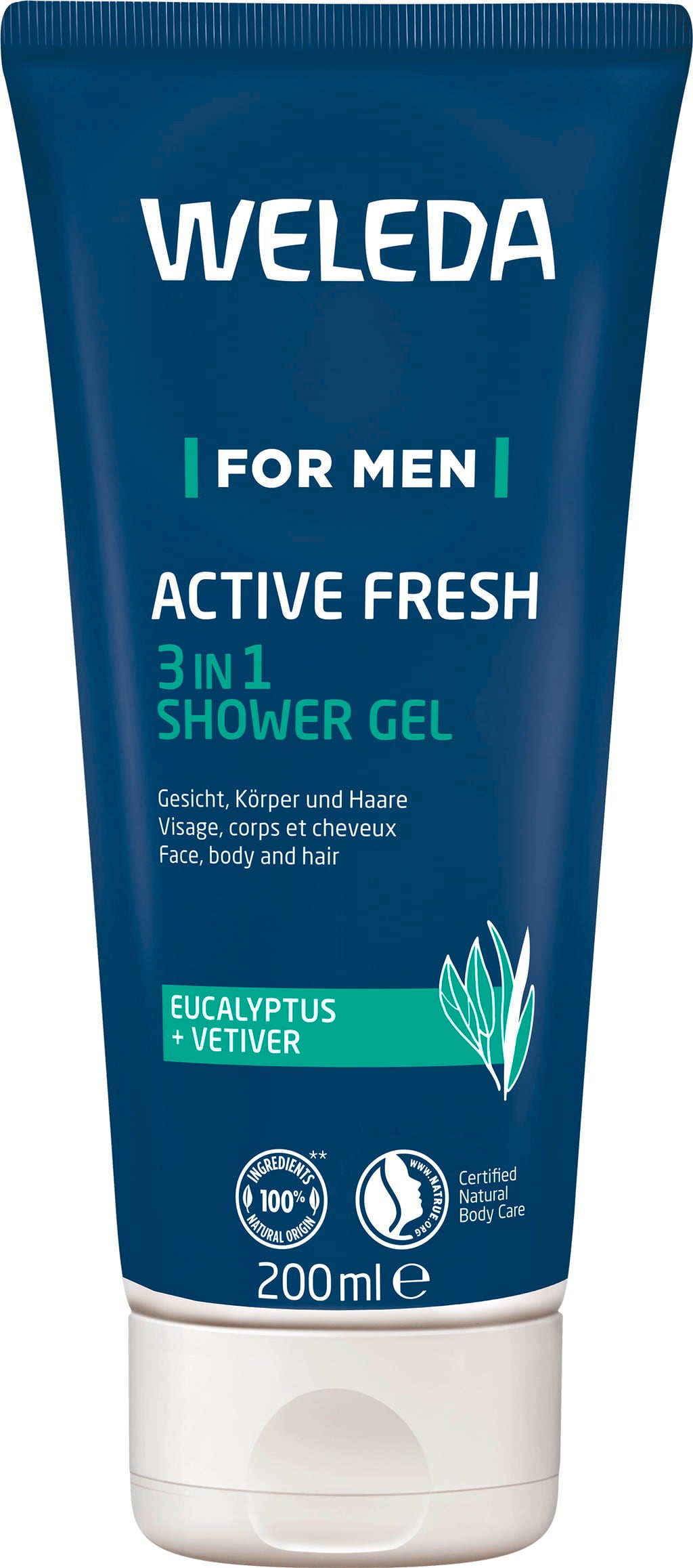 Weleda ForMen Active Fresh 3in1 Shower Gel - 200 ml