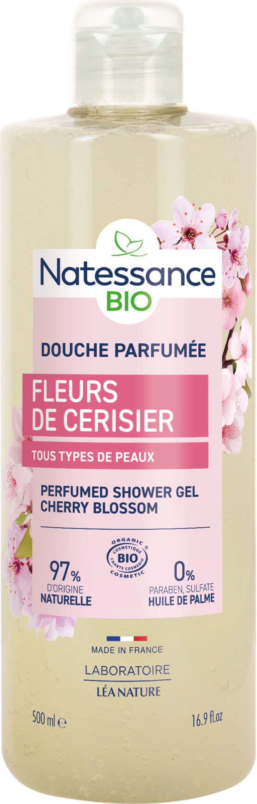 Natessance Gel Doccia ai Fiori di Ciliegio - 500 ml