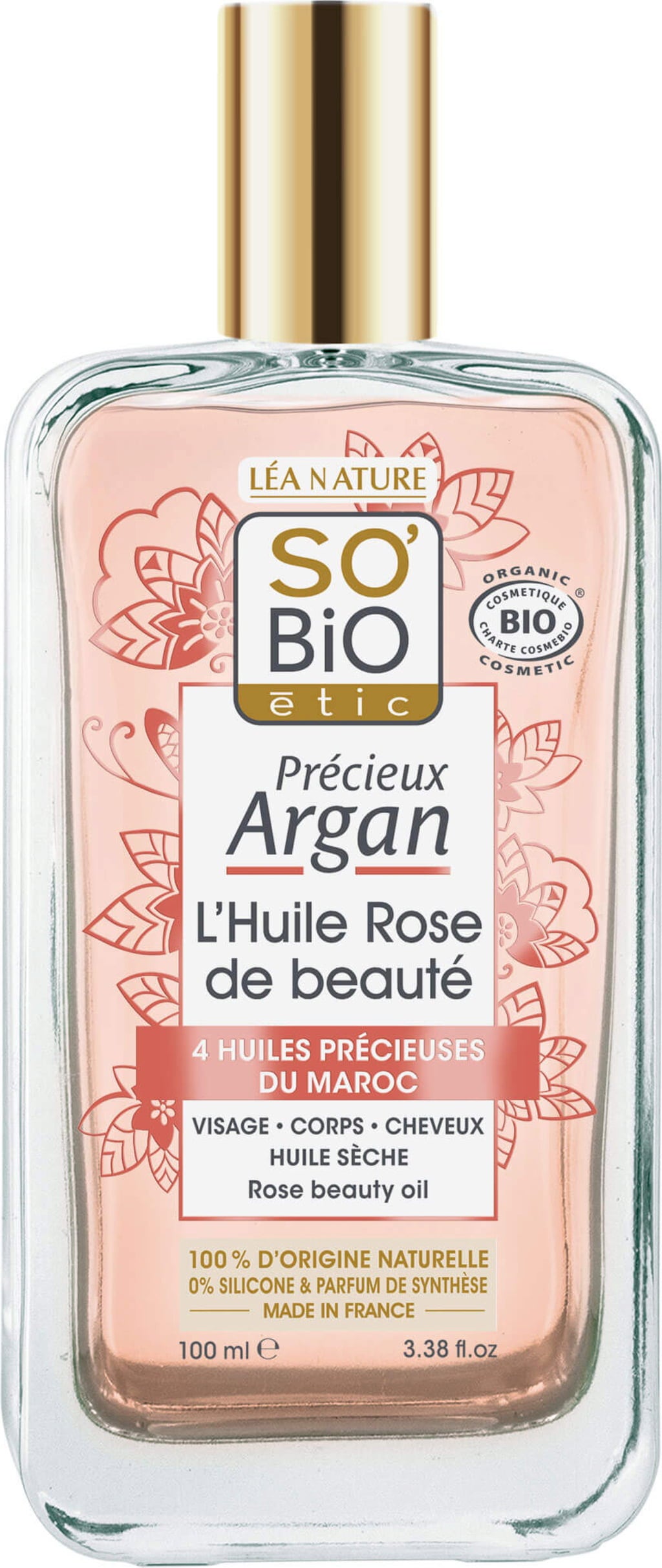 LÉA NATURE SO BiO étic Beauty olej s arganom a ružou