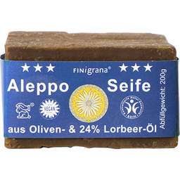 FINigrana® Bio & Naturkosmetik Aleppo mýdlo s 24% vavřínovým olejem - 200 g