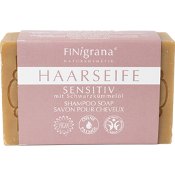 FINigrana® Bio & Naturkosmetik Mydło do włosów Aleppo Sensitive - 100 g