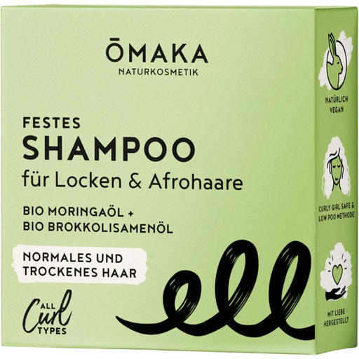 Ō5 Festes Shampoo Bio-Moringaöl + Bio-Brokkolisamenöl - 55 g