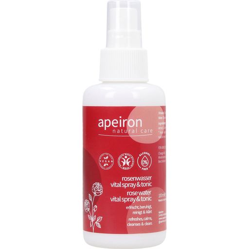Apeiron Rožna voda - Vital Spray & Tonic - 100 ml