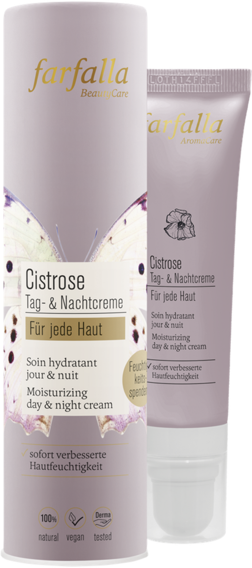 Feuchtigkeitsspendende Tag- & Nachtcreme Cistrose - 30 ml