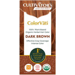 ColorVãti Organic Herbal Hair Color - 08 Dark Brown - 100 g