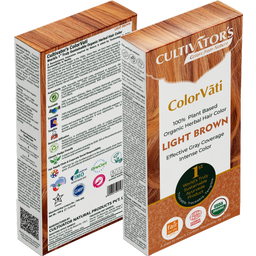 ColorVãti Colorant organique pour cheveux à base de plantes - 06 Light Brown - 100 g