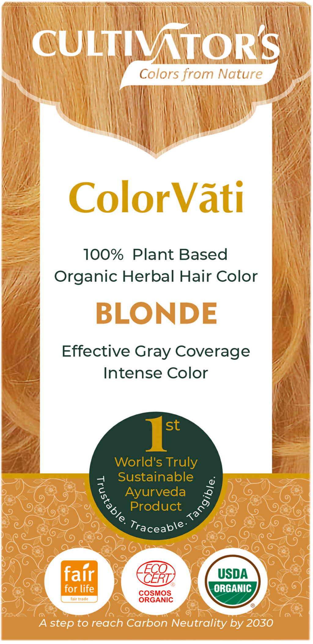 ColorVãti Organic Herbal Hair Color - 03 Blonde - 100 g